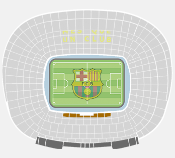 Catégorie VIP Players Zone au Camp Nou - FC Barcelone